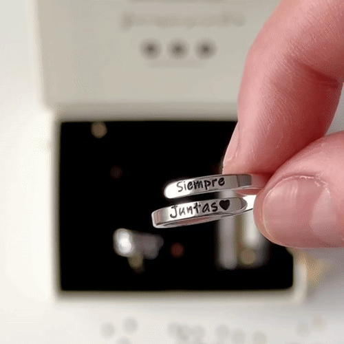 Anillos "Siempre Juntas"