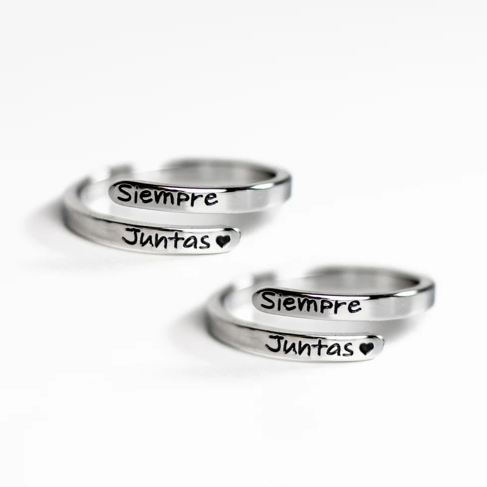 Anillos "Siempre Juntas"