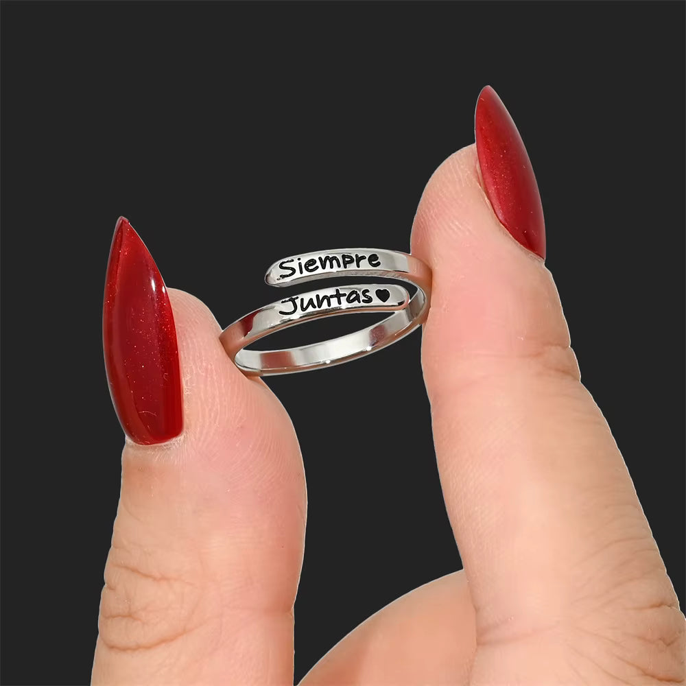 Anillos "Siempre Juntas"